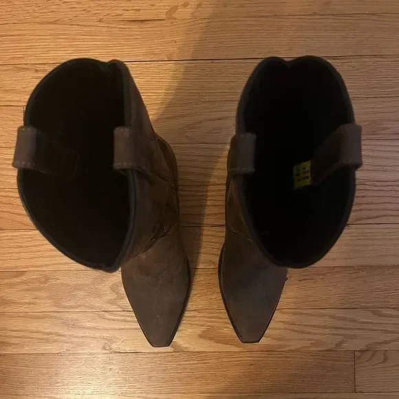 Laredo brown leather and suede cowboy boots from Nashville Boot & Co. - Picture 7 of 16